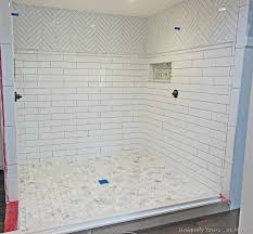 A new look in your bathroom renovation you need this year and if you already have that in mind, then you are considering bathroom tile ideas. Master Bathroom Flooring Progress Uniquely Yours Or Mine