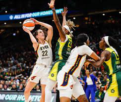 Storm to once again face Caitlin Clark, Indiana Fever in front of sellout  crowd | The Seattle Times