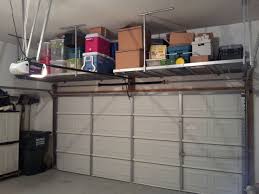 Adjustable ceiling rack that leaves garage floor open and provides for plenty of clearance for stacking boxes; Diy Garage Shelves For Your Inspiration Just Craft Diy Projects