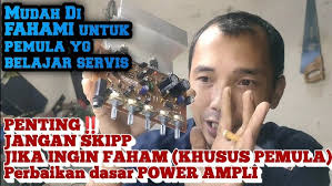 cara memperbaiki radio tape mini compo Polytron tidak ada suaranya