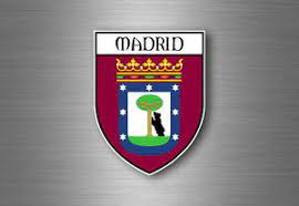 Downloade dieses freie bild zum thema stadt madrid flagge aus pixabays umfangreicher sammlung an public domain bildern und videos. Aufkleber Sticker Autoaufkleber Wappen Schild Flagge Spanien Madrid Ebay
