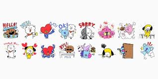 Apakah anda mencari gambar tentang nama karakter bt21? Stiker Karakter Bt21 Ini Adalah Item Hot Baru Yang Semua Army Wajib Banget Punya