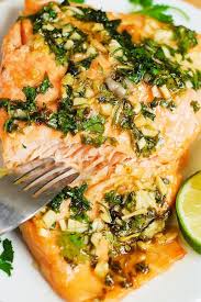How To Make Lime Honey Garlic Salmon Baked In Foil Food Recipes Cilantro Lime Honey Garlic Salmon Honey Garlic Salmon Fish Recipes Healthy Salmon Recipes