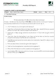 Risk management quarterly building report. Pdf Monthly Hse Report Osueke Justine Academia Edu