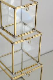 Glass Boxes Are A Great Way To Display Beautiful Objects Glass Boxes Glass Jewellery Display