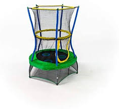 Amazon Com Skywalker Trampolines Mini Trampoline With Enclosure Net 40 Inch Green Sports Outdoors In 2020 Trampoline Enclosure Mini Trampoline Trampoline