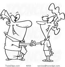 622x1037 woman coloring pages wonder woman pictures pregnant woman coloring. Coloring Page Line Art Of A Cartoon Business Man Shaking Hands With A Business Woman 259 By Ron Leishman