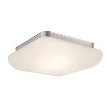 Buy 13 inch flush mount led ceiling light fixture, 3000k/4000k/5000k adjustable ceiling lights, oil rubbed bronze saturn dimmable lighting for hallway bathroom kitchen or stairwell, etl listed at walmart.com Hampton Bay 13 Inch Brushed Nickel Led Flushmount Ceiling Light With Alabaster Glass Shade The Home Depot Canada