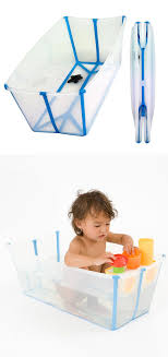 £57, stokke a folding bath can seem a rather odd idea, but actually they're a great choice if you're short on space or on holiday. Clear Flexibath Zulily New Baby Products Baby Bath Gift Baby Bath Tub