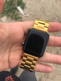Black Apple Watch With Gold Band Apple Watch Sport Strand Band Link Band 44mm 42mm 40mm 38mm Series 1 2 3 4 Stainless Steel Us Fast Shipping Watch Bands Apple Watch Bands Rose Gold Apple Watch Bands Fashion
