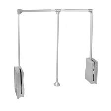 Barre De Penderie Escamotable Gris H 84 X L 80 117 X P 14 Cm Barre De Penderie Escamotable Penderie Escamotable Barre De Penderie