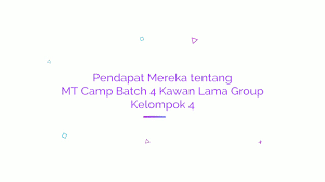 Therefore, service quality can be created by first Testimonial Mt Camp Batch 4 Kawan Lama Group Youtube