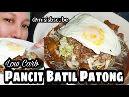 Low Carb LC Keto Pancit Batil Patong Easy Recipe Philippines