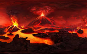Volcano Eruption Hd Wallpaper Volcano Wallpaper Landscape Wallpaper Hd Wallpaper