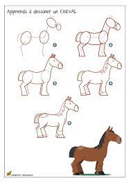 Apprends A Dessiner Un Cheval Dessin Sur Hugolescargot Com Apprendre A Dessiner Un Cheval Dessin Cheval Comment Dessiner Un Ours