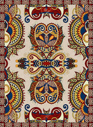 Check spelling or type a new query. Ukrainian Floral Carpet Design For Print On Canvas Or Paper Karakoko Style Ornamental Pattern Vector Illustration In Beige Colour Royalty Free Cliparts Vectors And Stock Illustration Image 36156527