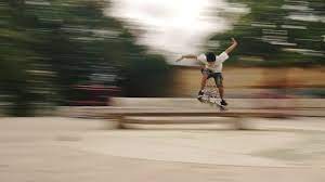 Awesome blurry wallpaper for desktop, table, and mobile. Hd Wallpaper Skateboard Skater Sport Radical Motion Blurred Motion Wallpaper Flare