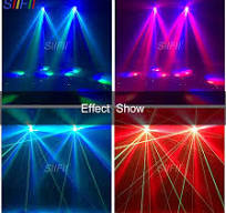 China 6X12W Luz de escenario láser LED DMX RGBW Bee Eye Zoom ...