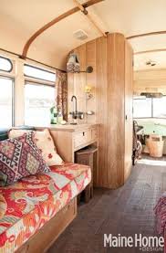 New Life Down An Old Road Maine Home Design Home Remodeled Campers Interior