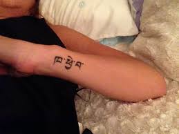 Side Wrist Tattoo Tibetan Open Tatoeage