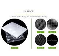 140 Micron 3-Side Seal Heat Multilayer PA/PE High for Moisture Proof Vacuum Sealer Pouch Embossed Surface Custom Colors for