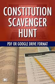 Constitution Day Activities Scavenger Hunt A Primary Source Analysis Constitution Day Classroom Constitution Social Studies Resources
