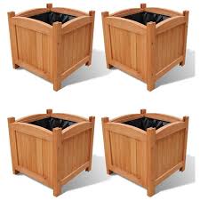 jardiniere bac planteurs de bois jardiniere en bois box jardinage