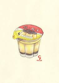 萬人迷統一布丁 克里斯多插畫森林 痞客邦 food artwork food illustrations illustration food