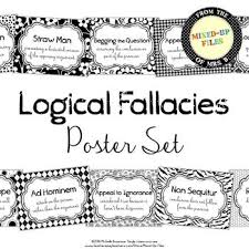 Black And White Logical Fallacy Logical Fallacies Posters Logical Fallacies Ap Lang Logic