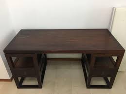 We put in hours in selecting the perfect bed, the beautiful sofa, huge wardrobes, etc., but when it comes to the tables, we generally one without giving much thought. Study Table Made Of Wood Furniture Tables Chairs On Carousell