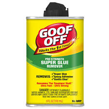 Cooking oil can be used as a softener for shampoo: Goof Off 4 Oz Super Glue Remover Non Nmp Fg678 The Home Depot