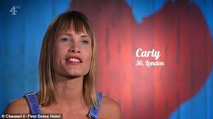 Watch — 'first dates hotel' season 5, episode 1 (full episodes) on channel 4's tv. First Dates Hotel Viewers Are Left Questioning Singleton Carly S Age After She Reveals She S 36 Daily Mail Online
