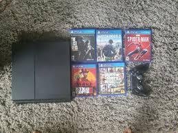 игровая консоль Playstation 4 1tb Days Of Play Limited Edition Ps4 500gb Console Bundle Used All Wires 5 Games Games Ps4 Console