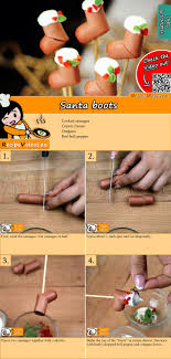 Santa Boots Recipe With Video Santa Boots Simple Recipe Recipe Christmas Food Christmas Cooking Santa Recipes
