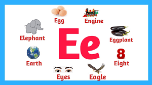 Things that start with e ; Learn Abc Phonics Sound Of Letter E With Words And Pics Phonics Sounds For Kids And Pre Schoolers Youtube