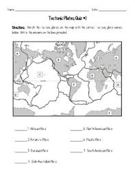 Also, see if you ca. Plate Tectonic Quiz Worksheets Teaching Resources Tpt