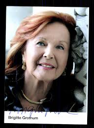 Brigitte Grothum Autogrammkarte Original Signiert # BC 118823