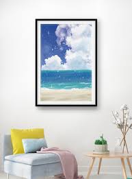 Add some organization and a touch of coastal style to the bathroom with these pretty diy painted mason jars! Hand Painted Beach Big Wave Flower Blue Sky White Cloud Landscap Template Image Picture Free Download 401396810 Lovepik Com