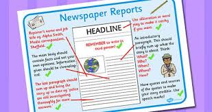 This resource is differentiated in four levels and includes three or four different text types (narrative, letter, diary entry and newspaper report) with a range of explain your answer using evidence from the text questions in the style of the sats ks2 reading 2017 test. Write A Newspaper Article For Me How To Write Newspaper Articles Writing For Newspapers