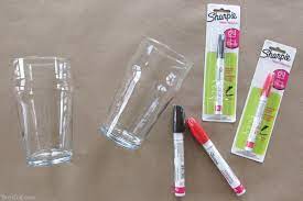 Sharpie Pint Glass Tutorial Diy Craft Project Bren Did