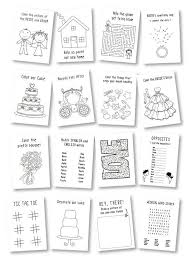 Wedding Favor For Kids Kids Wedding Coloring Book Kids Wedding Activities Rustic Wedding Activity Book Kids Wedding Table Set Of 6 Wedding With Kids Kids Wedding Activities Wedding Activities