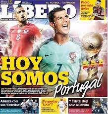 Junio en portugal cultura portuguesa: Hoy Somos Portugal La Polemica Portada De Un Diario Peruano Ante La Semifinal Contra Chile