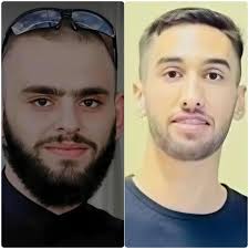 صورة الشهيدان مثنّى ناجي عمرو (20 عامًا) من قرية القبيبة ومحمد بسام طه (21  عامًا) من قرية قطنة، نفّذا صباح اليوم عملية إطلاق نار مزدوجة في مستوطنة  راموت المقامة على أراضي