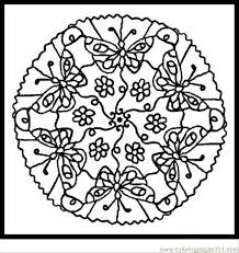 Mandala 03 (192k) highly detailed abstract mandala. Animal Mandalas 3 Coloring Page For Kids Free Butterfly Printable Coloring Pages Online For Kids Coloringpages101 Com