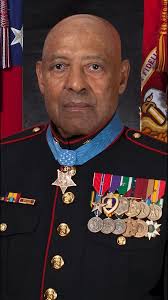 US Marine Corps SgtMaj John Canley: Vietnam War Medal of Honor Recipient.