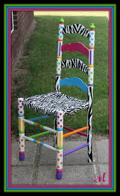 Turquoise Trinkets Custom Hand Painted Chair Hand Painted Chairs Painted Rocking Chairs Painted Chair