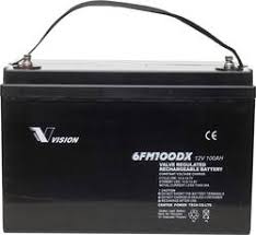 Vision Akkus Fm Serie 6fm100dx Solar Light Battery Rechargeable 12 V 100 Ah Agm W X H X D 330 X 215 X 171 Mm M8 Con Conrad Com