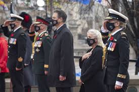 Gg julie payette *] almost two years prior, rcaf wrote the following release: Governor General Participated In National Remembrance Day Ceremony