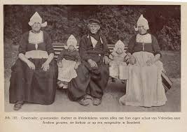 Volendam Familie 1920 Black White Painting Art