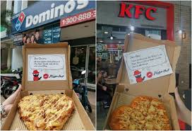 Conheça o jeito mais prático para receber as delícias da domino's onde quiser. Pizza Hut Sends Love To Mekdi Kepci And Other Competitors